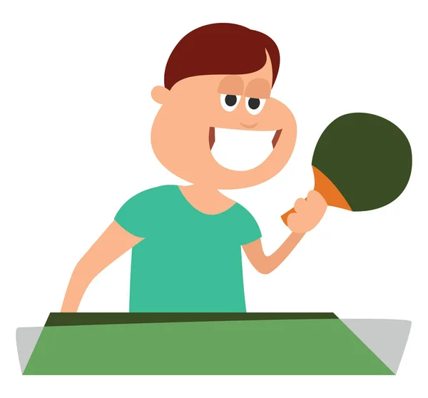 乒乓球 白色背景的矢量 — 图库矢量图片