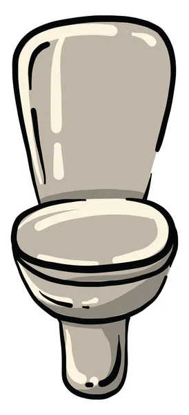 Toiletpot Illustratie Vector Witte Achtergrond — Stockvector