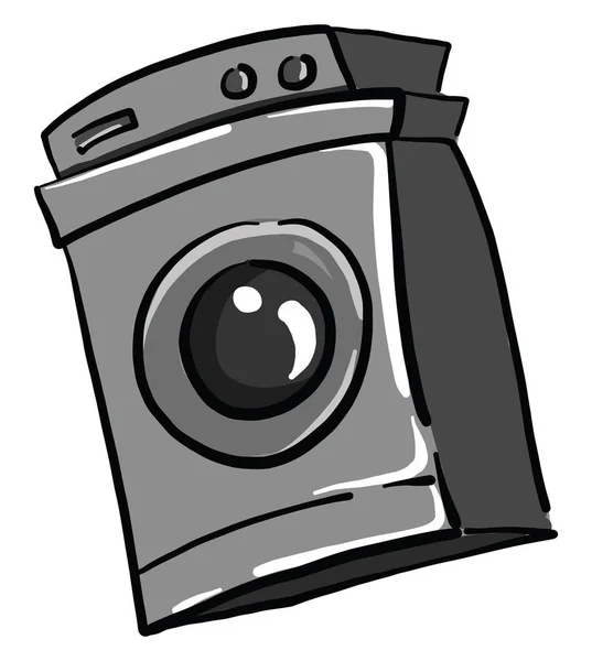 Waschmaschine Illustration Vektor Auf Weißem Hintergrund — Stockvektor