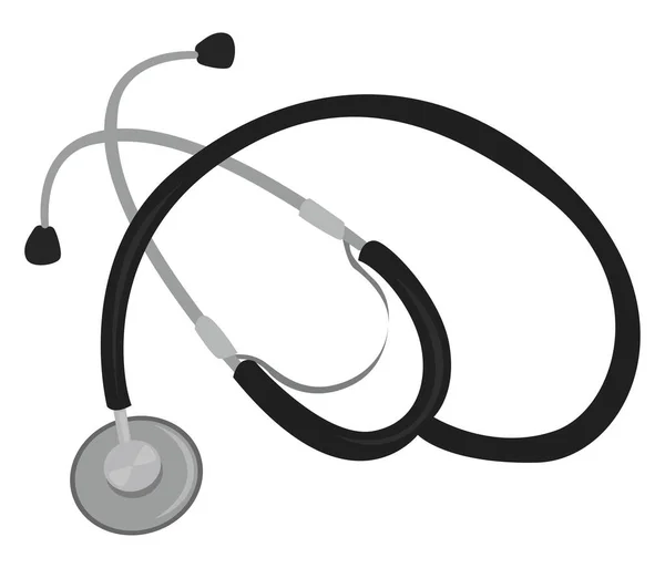 Stethoscope Illustration Vector White Background — Stock Vector