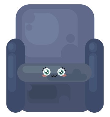 Gözlü Koltuk, resimleme, beyaz arkaplan üzerinde vektör