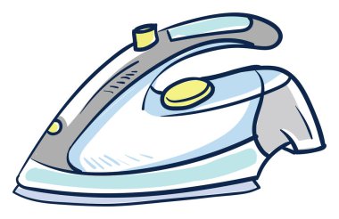 El demiri, illüstrasyon, beyaz arkaplan vektörü