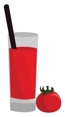 Bloody Mary, illüstrasyon, beyaz arkaplan vektörü