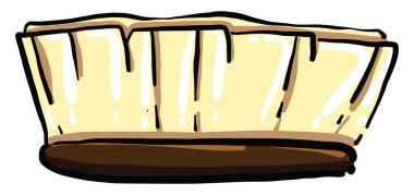 Forma giyimi, illüstrasyon, beyaz arkaplan üzerindeki vektör için fırça