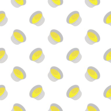 Peynir sosu, beyaz arkaplanda pürüzsüz desen.