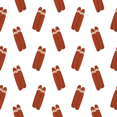 Kahverengi purolar, beyaz arka planda pürüzsüz desen..