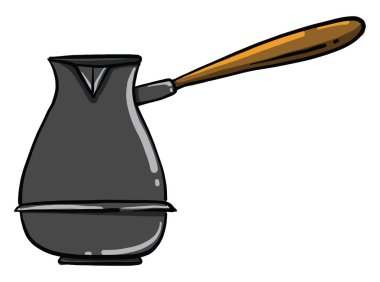 Kahve makinesi, illüstrasyon, beyaz arkaplan vektörü