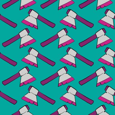 Mor balta, siyanür arka planında pürüzsüz desen.