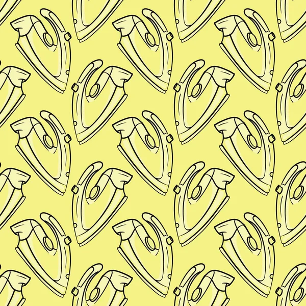 Gelbes Flatiron Nahtloses Muster Auf Gelbem Hintergrund — Stockvektor