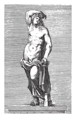 Apollo heykeli, anonim, 1584, eski oyma..