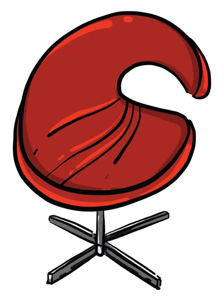 Seltsamer Stuhl Illustration Vektor Auf Weißem Hintergrund — Stockvektor