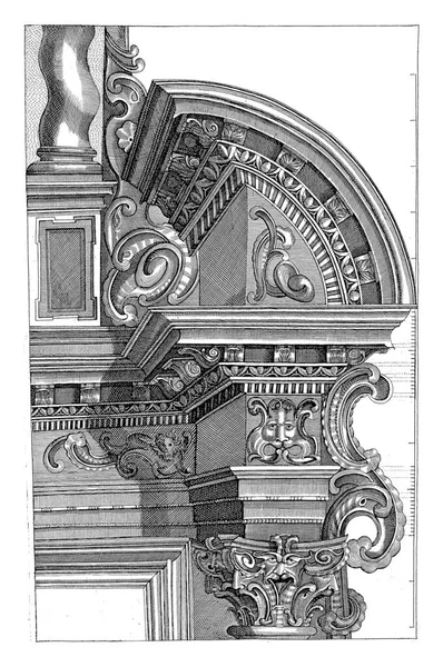 Bridle Broken Pediment Johann Christoph Feinlein 1630 1685 Onderdeel Van — Stockfoto