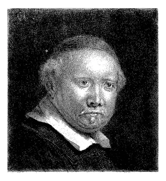 Retrato Escritor Lieven Willemsz Van Coppenol Grande Registro Rembrandt Van — Fotografia de Stock