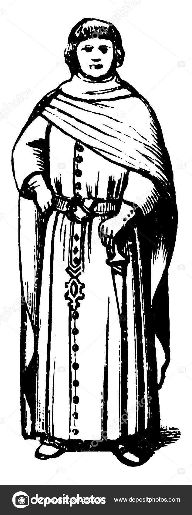 Typical Representation Male Costume Worn Time Sown Here