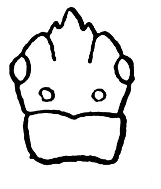 Böcek Kokusu Böceği ya da (Fabricius) başı, klasik çizgi çizimi ya da kabartma resimlerinin üst görünümü. 