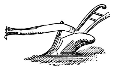 Toprağı tohum ekmeye, tohum ekmeye, toprağı gevşetmeye ya da ekmeye hazırlamak için, çoğunlukla öküzler ve atlar tarafından sürülen, klasik çizim ya da resimlendirme için iyi bilinen bir araç. 