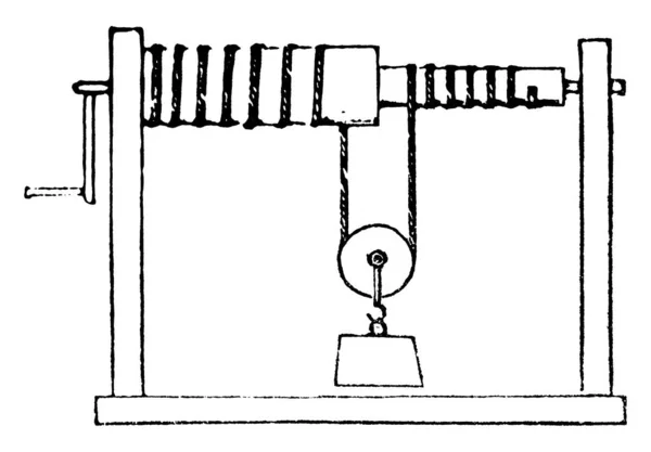 Модификация Колеса Оси Ветровое Стекло Рисования Воды Лебедки Рукоятки Помощи — стоковый вектор
