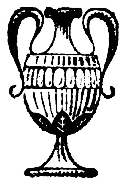Paillasson Forme Vase Avec Des Motifs Fantaisie Répétés Des Motifs — Image vectorielle