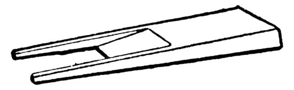 Тип Ручной Плоскости Который Служит Качестве Плотницкого Инструмента Обработки Сглаживания — стоковый вектор
