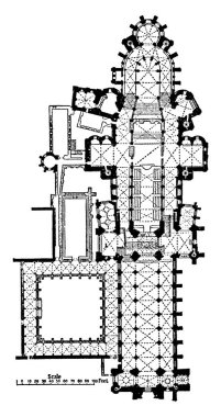 İngiltere 'nin en eski ve en ünlü Hıristiyan yapılarından biri ve Dünya Mirası Sitesi, klasik çizim veya gravür illüstrasyonunun bir parçasını oluşturur..