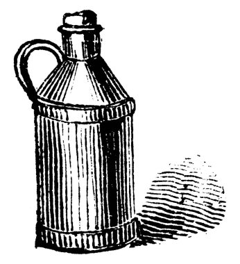 Sürahi, dar açıklı, sıvı depolama ve dökme için kullanılan, klasik çizgi çizimi veya kabartma illüstrasyonlu bir kaptır.. 