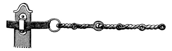 Železný Řemenový Řetěz Používaný Galské Válce Galské Války Byly Sérií — Stockový vektor