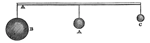 Una Configuración Experimental Sistema Palanca Simple Que Peso Dieciséis Libras — Archivo Imágenes Vectoriales