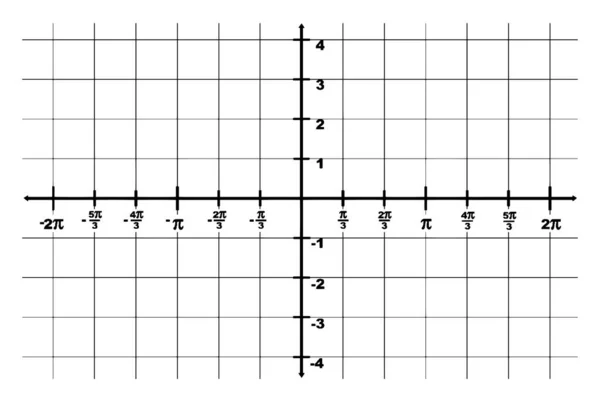 Representación Gráfica Dominio Axis Eje Rango Intervalo Entre Dos Puntos — Archivo Imágenes Vectoriales