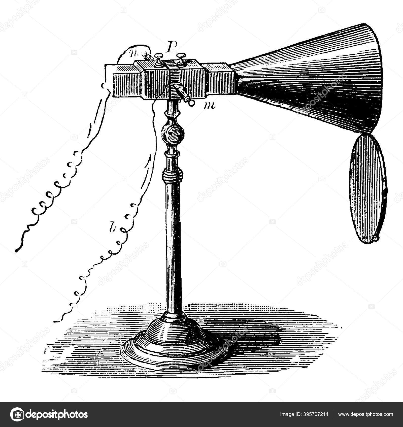 Funnel Shaped Brass Brass Wind Instrument Conical Tube That's Bent