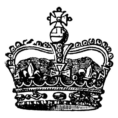 II. Charles için yapılmış olan taç ve ayrıca II. James, III. William ve Anne tarafından da takılmış olan taç, daha önceki türle yakından benzerdir ve sadece daha yakın zamandaki taçtan, klasik çizgi çiziminden veya kabartma çiziminden farklı olarak sınıflandırılmıştır..