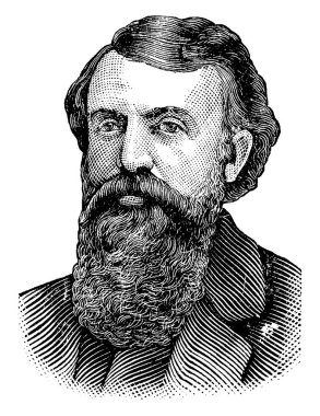 Bu resimde Dwight Lyman Moody, diğer adıyla D. L. Moody, Moody Kilisesi ve Kuzey Sahra Okulu 'nu kuran Amerikalı bir vaiz ve yayıncı olarak resmedilmektedir. 
