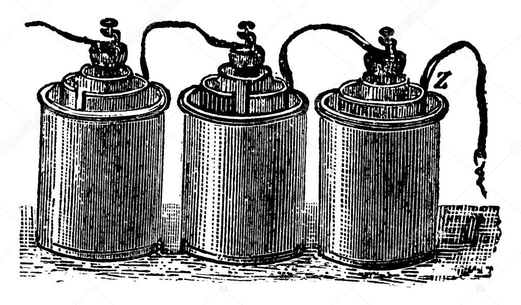 Galvanism, the branch of electric science conducted by Galvani. His wife, who was making soup from frogs, put them in proximity to a charged electrical machine. On touching them with a scalpel their legs became greatly convulsed. While his wife was m