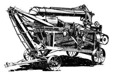 Husker ve Shredder eski bir makinedir. Mısır kulakları kabuklarını soyar, kabuklarını ve saplarını keserek yem, klasik çizim ya da gravür yapar..