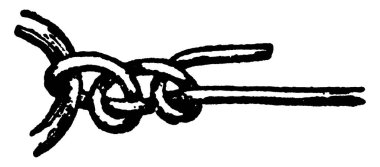 Düğümler ve ayrılıklar, tüm bağlama, bağlama ve halat ve ipleri birleştirme yöntemlerini içerir. Genel olarak, kullanışlı bir düğümün gereksinimleri ne 'kayma' ne de 'reçel', klasik çizgi çizimi veya gravür çizimi olmamalıdır