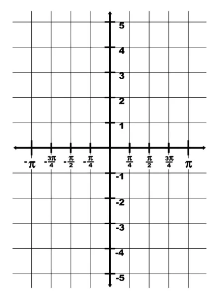 Representación Gráfica Dominio Axis Eje Rango Intervalo Entre Dos Puntos — Archivo Imágenes Vectoriales