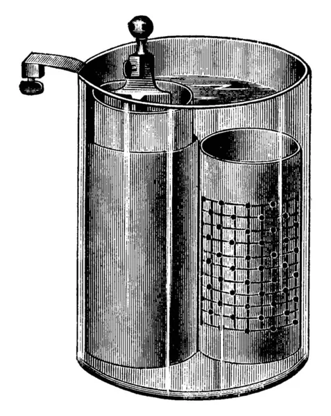 丹妮尔电池 一种电化学电池 以1836年发明它的英国化学家约翰 弗雷德里克 丹妮尔 John Frederic Daniell 的名字命名 — 图库矢量图片
