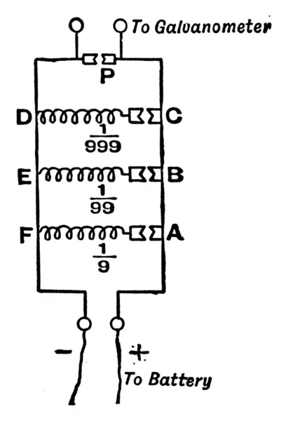 Representación Una Lámpara Arco Que Produce Luz Mediante Arco Eléctrico — Vector de stock