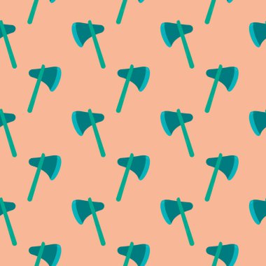 Mavi balta, açık turuncu arka planda pürüzsüz desen.