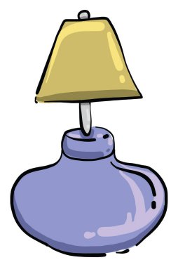 Mor lamba, illüstrasyon, beyaz arkaplanda vektör