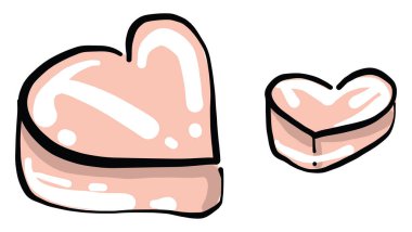 Buz kalpler, illüstrasyon, beyaz arkaplan vektörü