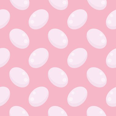 Pembe yumurta, pembe arka planda pürüzsüz desen..