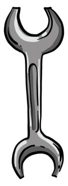 Vida açıcı, illüstrasyon, beyaz arkaplan vektörü