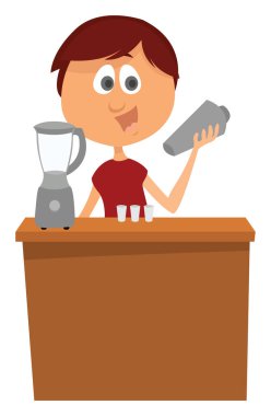 İçecekler, illüstrasyon, beyaz arka planda vektör.