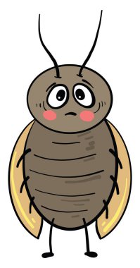 Üzücü koçluk, illüstrasyon, beyaz arkaplanda vektör.