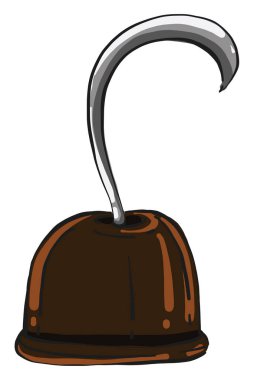 Deniz feneri bıçakları, illüstrasyon, beyaz arkaplanda vektör.