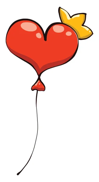 心脏气球 白色背景上的矢量 — 图库矢量图片