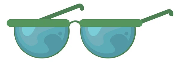 Cool Solglasögon Illustration Vektor Vit Bakgrund — Stock vektor