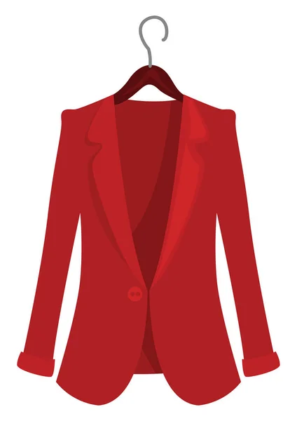 Chaqueta Traje Ilustración Vector Sobre Fondo Blanco — Vector de stock