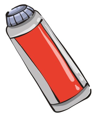 Diş macunu, illüstrasyon, beyaz arkaplan üzerindeki vektör.