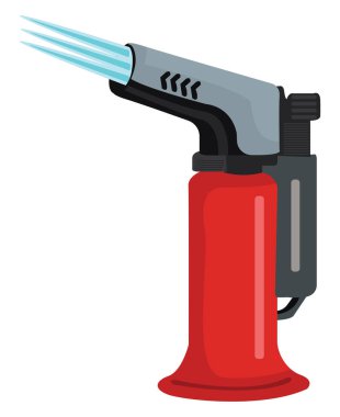 Kırmızı ışık, illüstrasyon, beyaz arkaplanda vektör